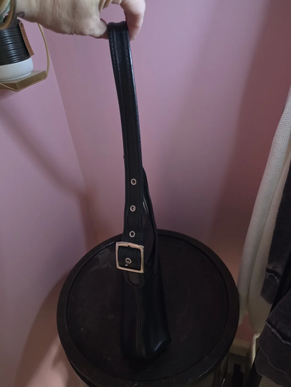 Coach Black Smooth Leather Shoulder Bag - Picture 3 of 16